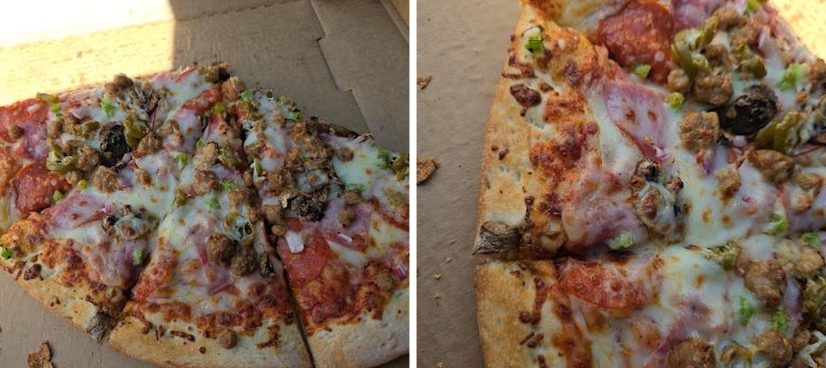 R Pizza Place Menu